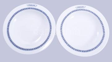 Alföldi utasellátó 2 darab tányér, jelzett, hibátlan, d: 22 cm
