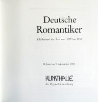 Deutsche Romantiker. Bildthemen der Zeit von 1800 bis 1850. München, 1985., Kunsthalle der Hypo-Kulturstiftung. Német nyelven. Gazdag képanyaggal illusztrált. Kiadói kartonált papírkötés.