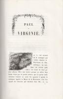 Bernardin de Saint-Pierre, Jacques-Henri: 
Paul et Virginie -- La Chaumiére indienne.
Paris, [1852...