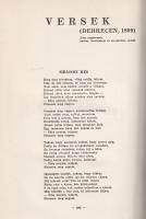 Ady Endre: 
Ady Endre összes versei.
[Budapest, 1929]. Athenaeum Rt. (ny.) 544 p. Első kiadás.
Ré...