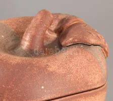 Fedeles almasütő edény, hibátlan, m: 17 cm