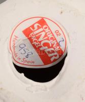 Original Singer Engel kerámia angyal, számozott, jelzett, m: 17 cm