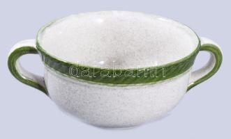 Waechtersbach 6 személyes halászlé szervírozó készlet, hal alakú tányérokkal, jelzett, hibátlan, d: ...