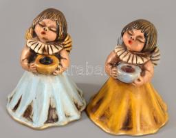 2 darab Bolzano Bozer Italy angyal figura, jelzett, hibátlan, m: 15 cm