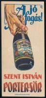 Szent István porter sör számolócédula