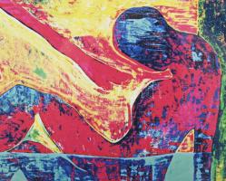 Olvashatatlan jelzéssel: Alakok. Print, papír. Üvegezett keretben. 23x33 cm