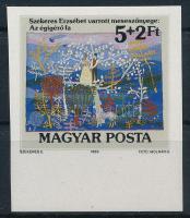 1989 Ifjúságért XIII. vágott ívszéli bélyeg