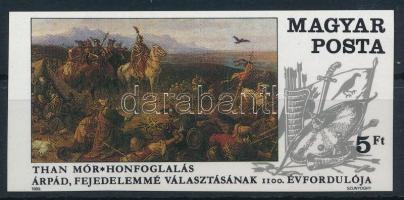 1989 Árpád fejedelemmé választásának 1100. évfordulója vágott bélyeg