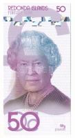 Redonda-szigetek 2019. 50P fantázia bankjegy T:UNC Redonda Islands 2019. 50 Pounds fantasy banknote C:UNC