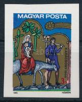 1989 Karácsony vágott bélyeg