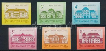 1986 Kastélyok I. vágott sor (15.000)
