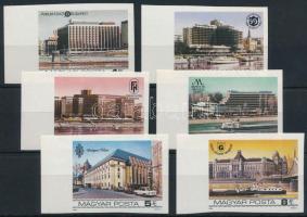 1984 Duna-parti szállodák Budapesten vágott ívszéli sor