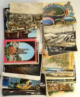 Kb. 150 db MODERN külföldi város képeslap különböző méretben és minőségben / Cca. 150 modern foreign town postcards in various sizes and quality