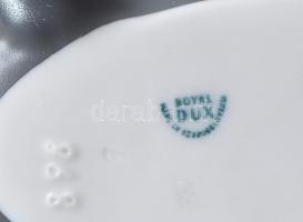 Royal Dux art deco teknős. Jelzett, farka sérült, h: 14 cm