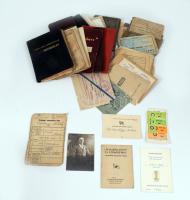 Vegyes okmány tétel, kb. 50 db