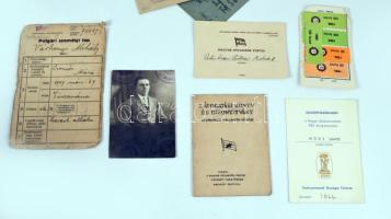 Vegyes okmány tétel, kb. 50 db