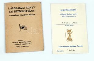 Vegyes okmány tétel, kb. 50 db