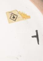 Iparművész ikebana váza, jelzett, h:27 cm