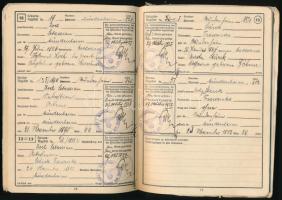 1937 "Mein Ahnen-Paß", német harmadik birodalmi származási igazolvány (árja származás tanú...