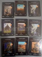 History Legendák nyomában műsoros DVD sorozat 33 része, közte 22 darab kartontokban