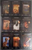 History Legendák nyomában műsoros DVD sorozat 33 része, közte 22 darab kartontokban