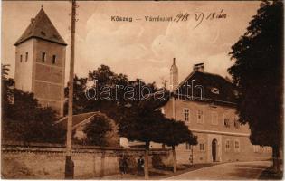 1918 Kőszeg, várrészlet. Róth Jenő kiadása (EK)