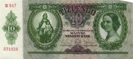 1936. 10P (2x) egymás utáni sorszámmal T:I