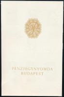 ca 1953 Népviseletek 3-3 értéke és Petőfi 60f az eredeti nyomóeszközökkel készült nyomdai mintán, a ...