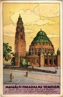 Mohács, Fogadalmi templom, 1526-1926 s: Árkay Aladár (gyűrődések / creases)