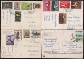 San Marino 10 db modern küldemény, egy része bélyegzés nélkül