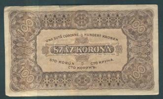 1923.100K T.W.nyomdahely nélkül(3x) T:II,II-, 100K "Magyar Pénzjegynyomda Rt" (3x) T:II-/I...