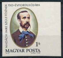 1973 Madách Imre vágott ívszéli bélyeg