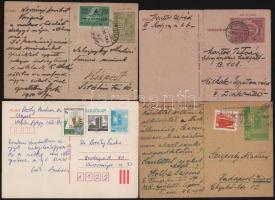 Modern díjjegyes levelezőlap tétel, benne használatlanok is