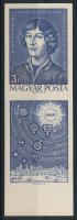 1973 Nikolausz Kopernikusz vágott ívszéli szelvényes bélyeg
