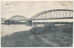 Csap, Cop, Chop; Tisza híd. Vasúti levelezőlapárusítás 1361. / Tisa bridge (EM)