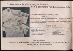 1938 Magyar Királyi Posta képes ismertető füzet a postai szolgáltatásokról 16p 25x17 cm