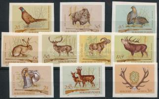 1964 Vadász vágott sor (**6.000) (80f, 1Ft, 1,70Ft, 2,50Ft, 3Ft falcos / hinged)