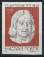 1975 Bolyai Farkas vágott bélyeg