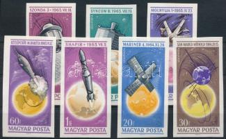 1965 Az űrkutatás eredményei vágott sor (4.000)