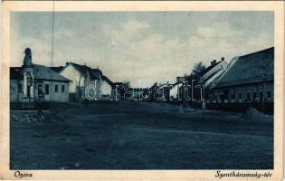 Ozora, Szentháromság tér. Hamar kiadása (tűnyom / pinmark)