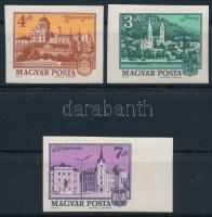 1973 Tájak-városok II. vágott sor záróérték nélkül