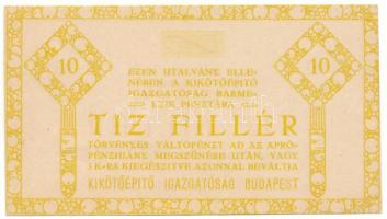 1920 k. Budapest 10f "Kikötőépítő Igazgatóság" sorszám nélkül T:AU Adamo BUC-124.1.2