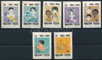 1963 Vöröskereszt V. vágott sor