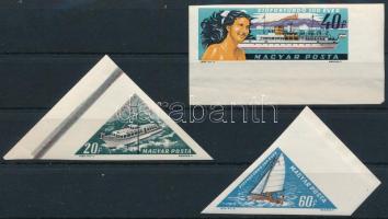 1963 Siófok vágott ívszéli / ívsarki sor (4.000)