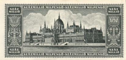 1946. 10.000BP (2x) + 100.000BP (2x) eltérő színváltozat + 100.000.000MP (2x) T:I