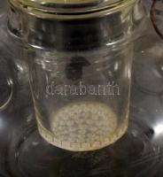 Jelzett teás kanna, madár figurás lezáróval, csőrén pattanással, 26x14 cm