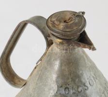 Kölcsön kanna Hungária Petróleum feliratos fém kanna 33 cm