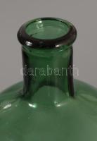 Buborékos üveg, formába préselt, anyagában színezett, hibátlan 24 cm,