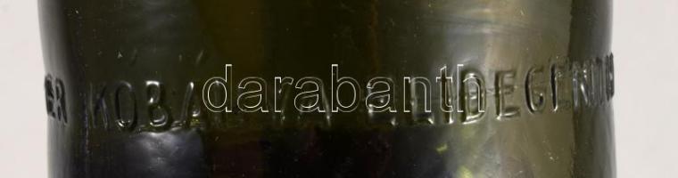 Kőbányai sörös üveg, feliratos, hibátlan 28 cm