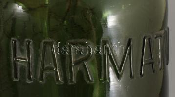 Harmatvíz ásványvizes üveg, címeres feliratos, hibátlan 32 cm